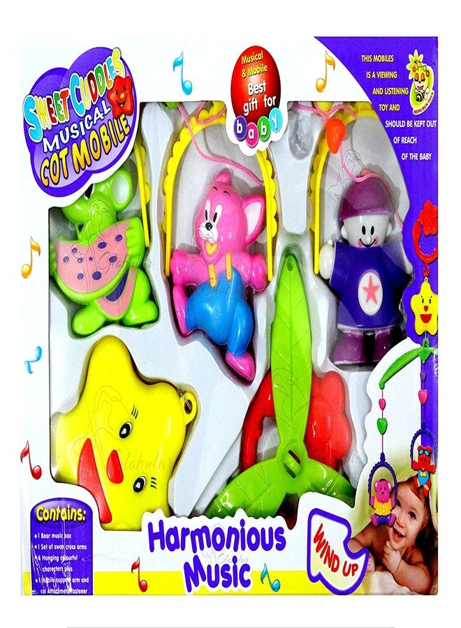 Globular Hanging Hormonius Key Operating Music Toys for Babies 0-6 Months Rotatable Born Baby Cradle Toddlers Toys - Image 3